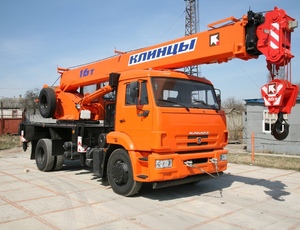 Автокран Клинцы КС-35719-1 в аренду (КамАЗ-43253-А3)