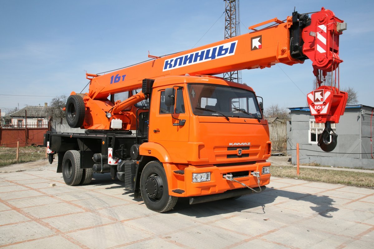 Автокран Клинцы КС-35719-1 в аренду (КамАЗ-43253-А3)